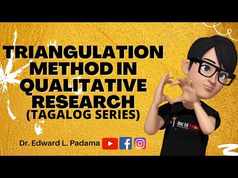 Video: Ano ang triangulation qualitative research?