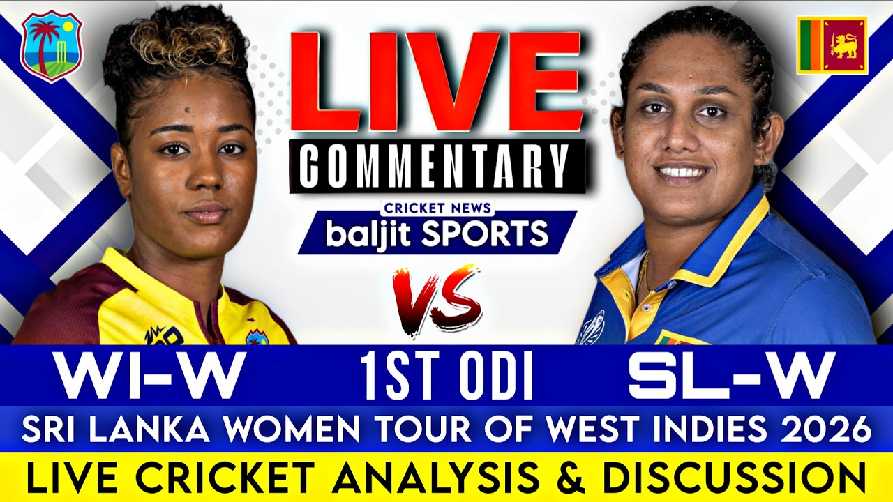 🔴 Match 01 | West Indies Women vs Sri Lanka Women Live | Wi-w vs Sl-w | Wiw vs Slw 2026