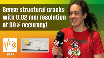 Incoming innovation: Sense structural cracks with 0.02 mm resolution at 90% accuracy!