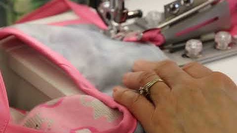 Creating a Bapron with the Pfaff binder tool