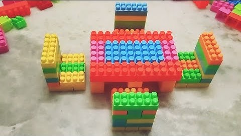 Satisfying DIY ASMR Dining table Building Blocks/block game /Lego block #asmrsounds#buildingblocks