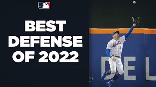 The 60 best defensive plays of 2022! (HR robberies, diving catches, and incredible throws!)