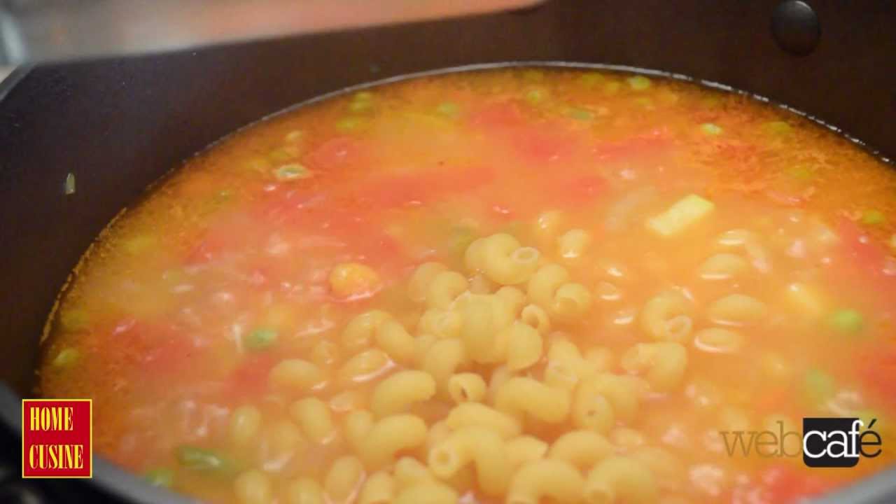 Home Cusine - Минестроне - YouTube