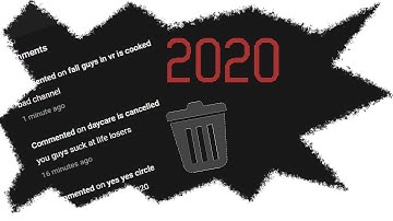 How to delete all of your youtube comments in bulk without losing subs or videos!