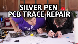 Silver Conductive Pen  DIY PCB Trace Repair