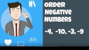 Ordering negative numbers