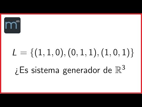 Video: ¿Son los conjuntos generadores linealmente independientes?