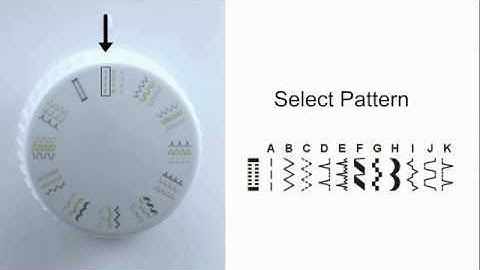 NECCHI Select Pattern / K Series Tutorial