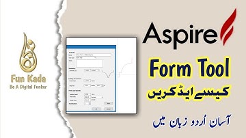 How to add a Form Tool to your Vectric Aspire