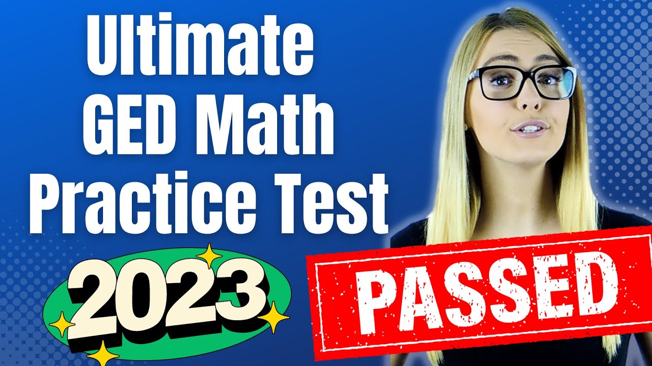 Ultimate GED Math Practice Test YouTube