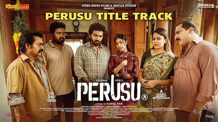 Perusu Title Track | Lyrical Video | Vaibhav, Sunil, Niharika, Chandini | Arun Raj | Ilango Ram