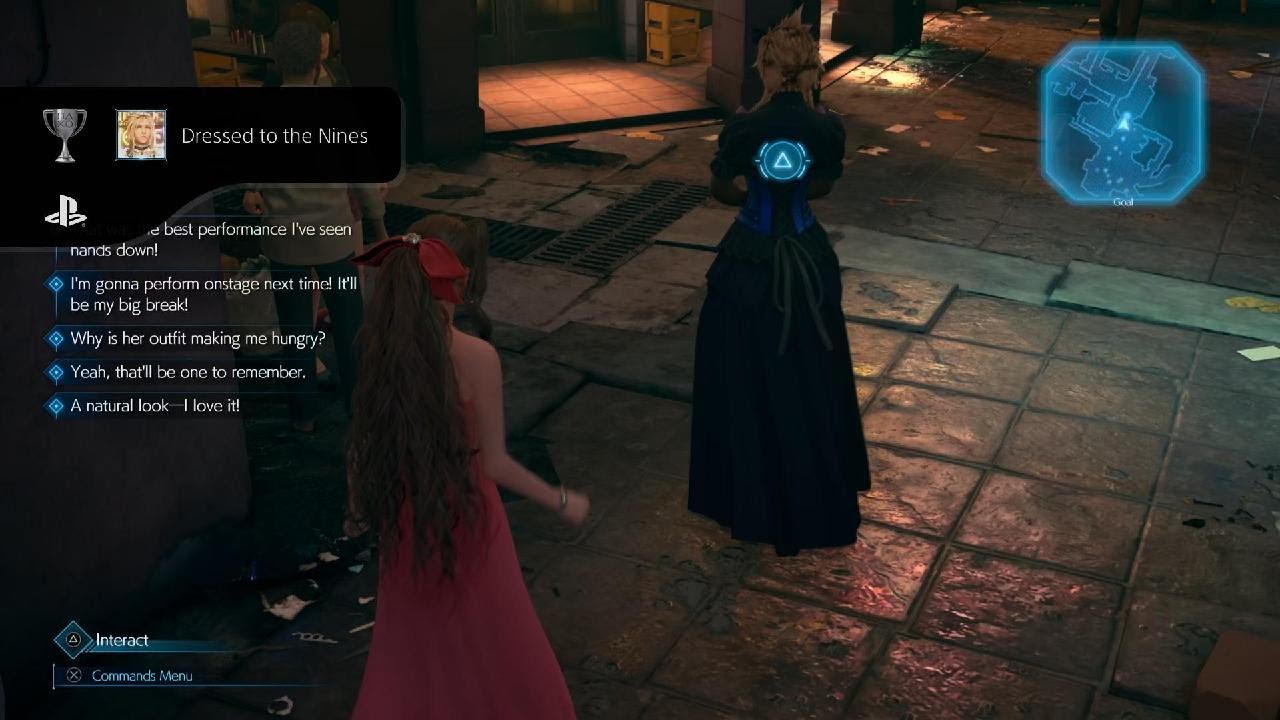 Dressed To The Nines Trophy | FINAL FANTASY VII REMAKE