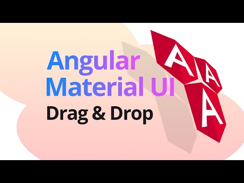 Drag and Drop in Angular with Angular Material