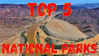 Top 5 National Parks of the Republic of Namibia in southern Africa