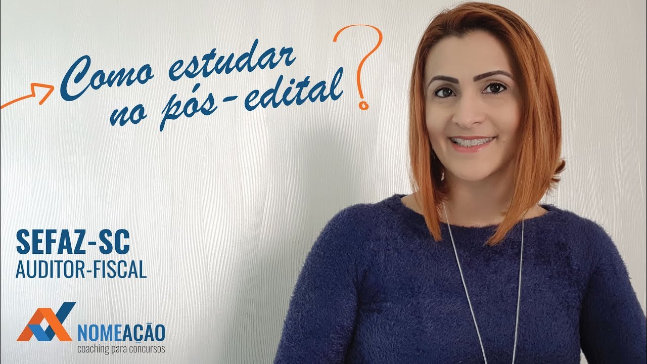 Concurso SEFAZ SC Como Estudar No P s edital YouTube