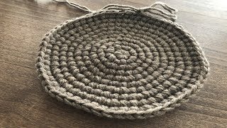 【編み方】円の編み方 １段から10段 カットなしでやってみましたHow to crochet a circle.