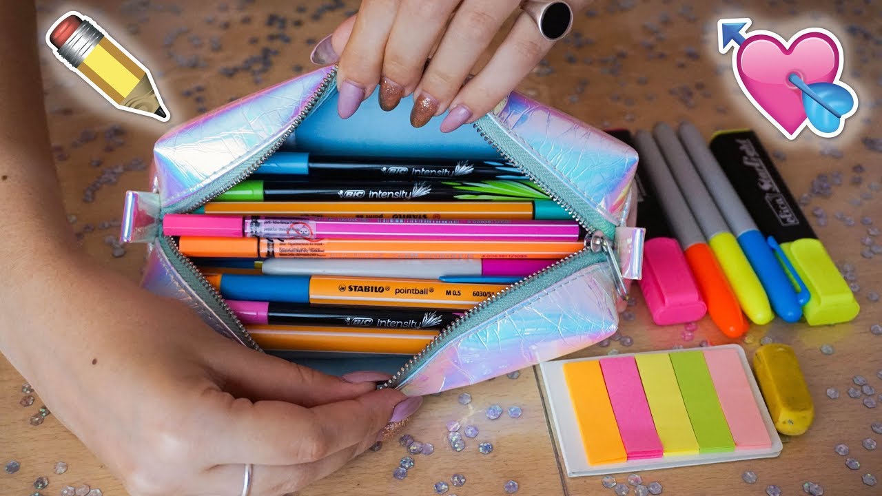 COSA C'E' NEL MIO ASTUCCIO ♡ #BackToSchool