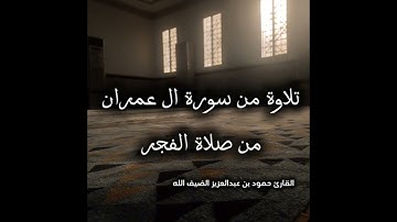 تلاوة خاشعة من سورة ال عمران  القارئ حمود الضيف الله