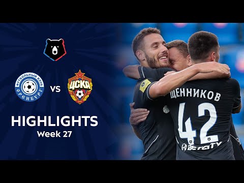 Orenburg CSKA Moscow Goals And Highlights