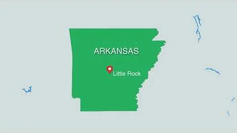 USA Keynote maps of Arkansas Counties