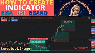 How to create indicator RSI EMA | make your own indicator with python