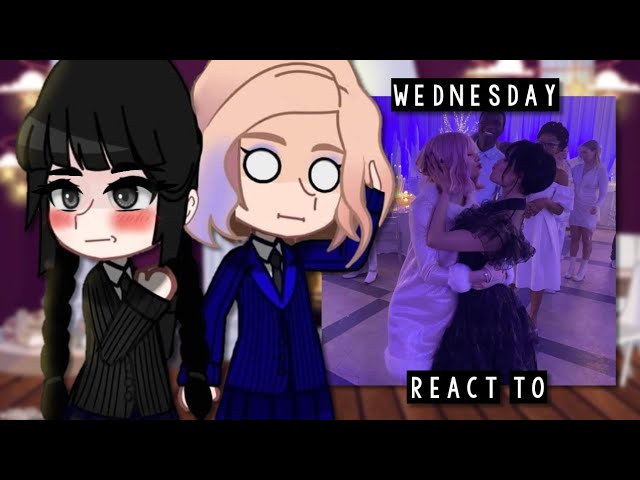 I made Wednesday in Gacha Club!! 