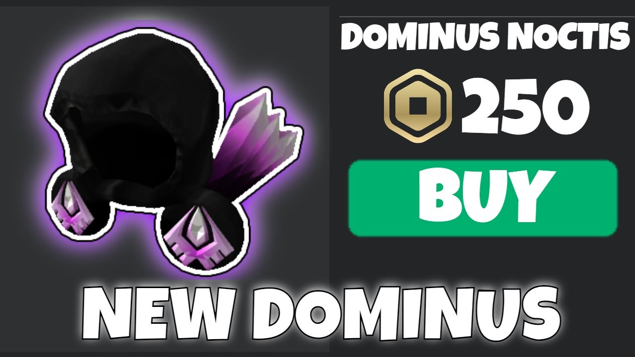 New Dominus for 250 Robux ON SALE NOW 
