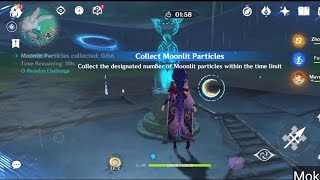 Genshin Impact 6.0 - Collect 66 Moonlit Particles in 2 Minutes Challenge