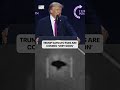 President Trump said the first releases on UFOs will come out "very, very soon"