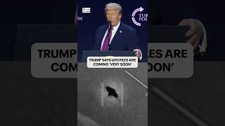 President Trump said the first releases on UFOs will come out "very, very soon"