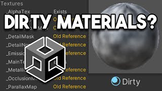 Your Unity materials are probably dirty, clean them up!