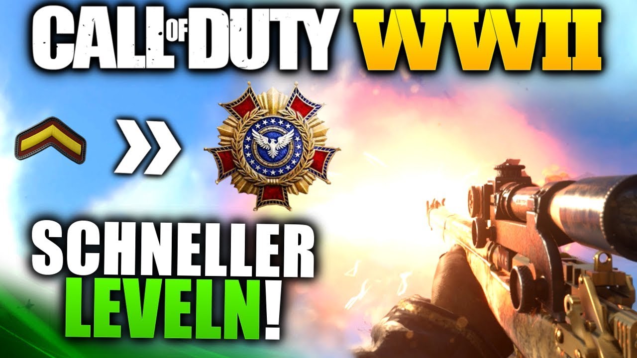 SCHNELLER LEVELN in Call of Duty: WW2! (TIPPS German/Deutsch) - 