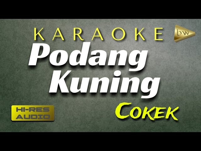 Podang Kuning Karaoke Cokek+Jaiplo set Gamelan Korg Pa600 + Lirik class=