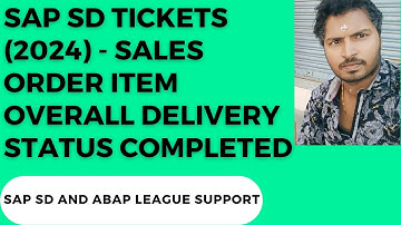 SAP SD SUPPORT PROJECT REALTIME TICKETS(2024)-Overall delivery status completed