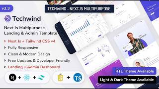 Techwind: Multipurpose Next.js SaaS & Admin Dashboard Template