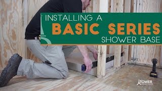 How To Install a Shower Pan - Tower Industries Solid Surface Basic Series Wealth