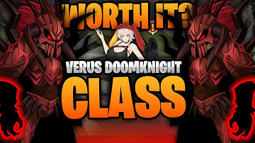 Is Verus DoomKnight Class Worth IT? First Impressions and Animations! AQW Class