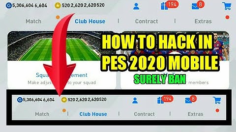 PES 2020 MOBILE MY CLUB COIN AND GP HACK IS POSSIBLE? // ANDROID GAMES