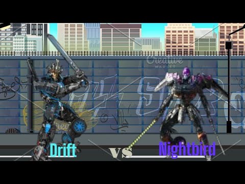 Dc2 Drift vs Nightbird | Transformers animation - YouTube