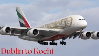 Dublin to Kochi/Travel vlog/Emirates flight