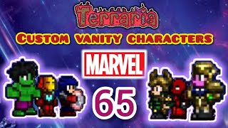 65 Marvel-Inspired TERRARIA VANITY SETS! | Get Ready to Be Amazed by these CUSTOM CHARACTERS