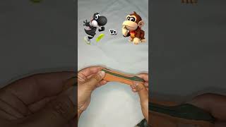 Baby Donkey Kong &amp; Super Yoshi#supermario #clay