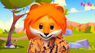 What Do Lions Eat ? - Pampam Family Kids Songs Nursery Rhymes