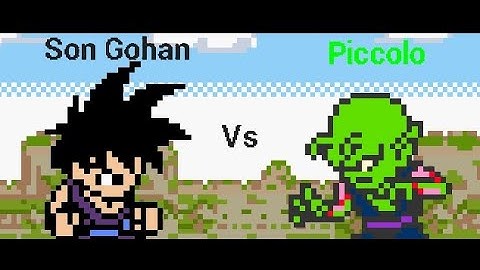 Gohan Vs Piccolo sprite animation (stick nodes)