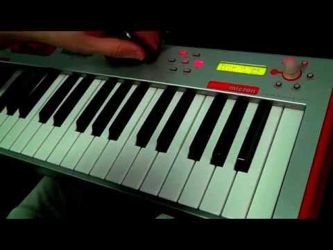 Alesis Micron / Akai Miniak - the amazing 19 filter types! demo and review