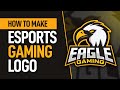 How To Make An eSports Gaming Mascot Logo - Eagle Gaming Logo -  اردو / हिंदी