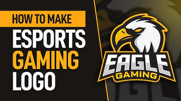 How To Make An eSports Gaming Mascot Logo - Eagle Gaming Logo -  اردو / हिंदी