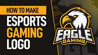 How To Make An eSports Gaming Mascot Logo - Eagle Gaming Logo -  اردو / हिंदी screenshot 3