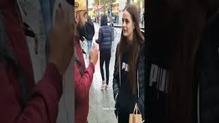 Indian Boy Asking Kiss From European Girls