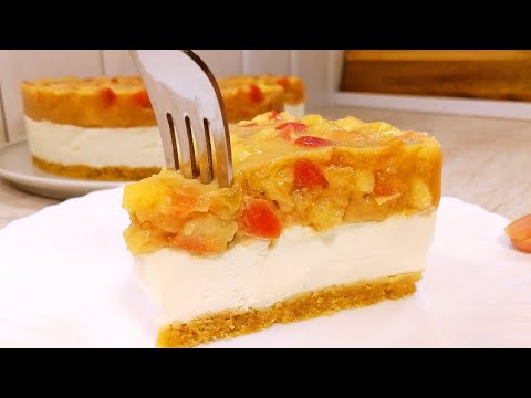 Видео рецепт Карамельный торт "Яблоки на снегу"